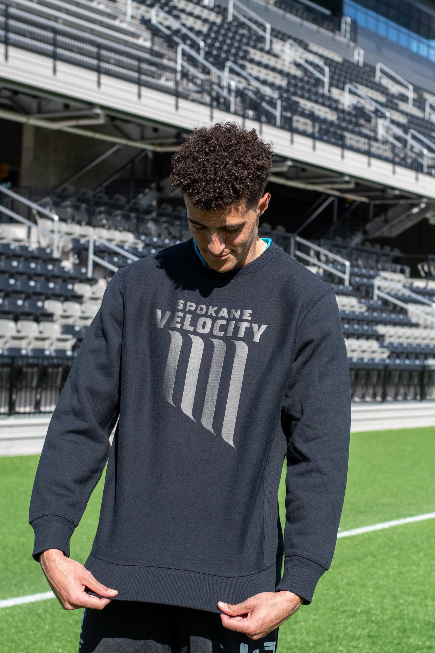 Spokane Velocity Two-Tone Crewneck