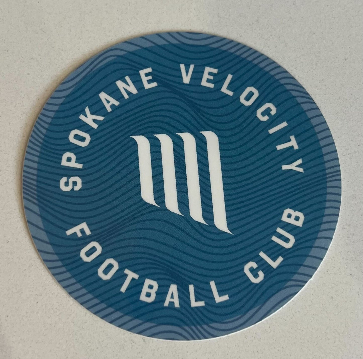 Spokane Velocity Football Club Sticker BLUE