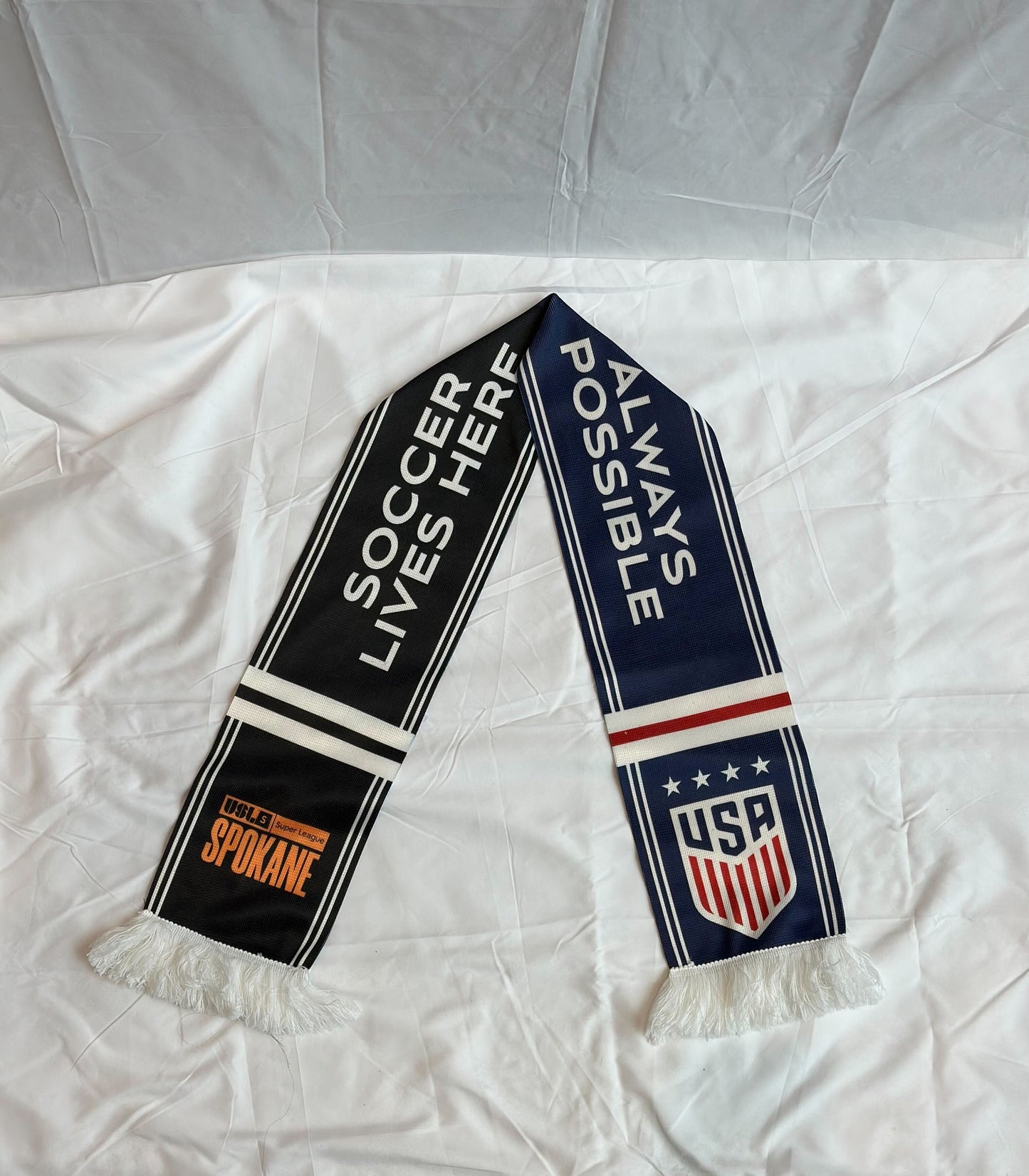 USL Spokane Super League X USWNT World Cup Scarf