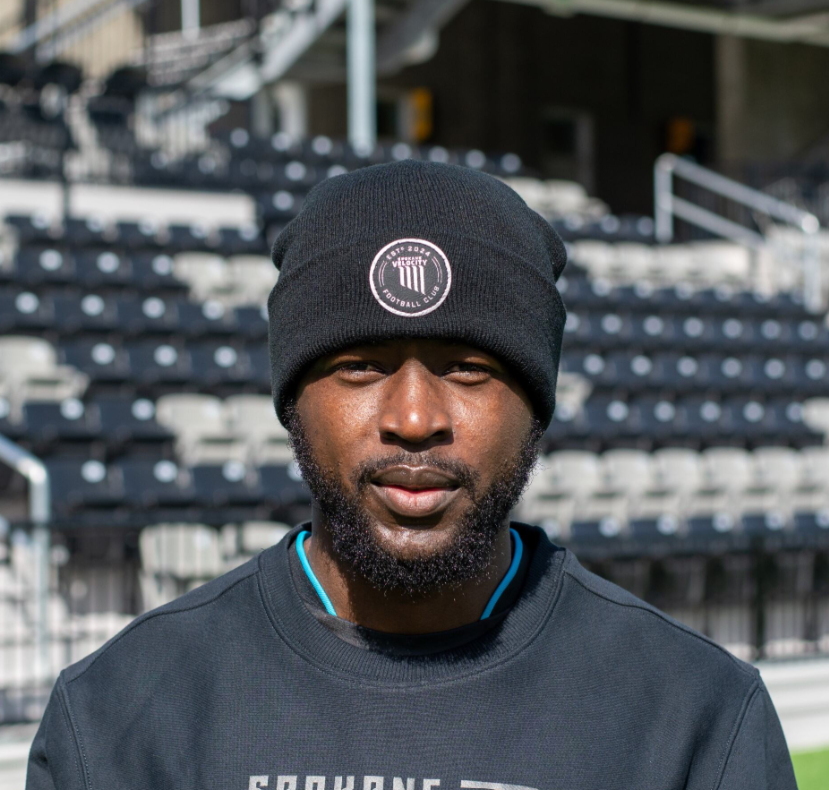 Spokane Velocity Metallic Patch Cuff Beanie