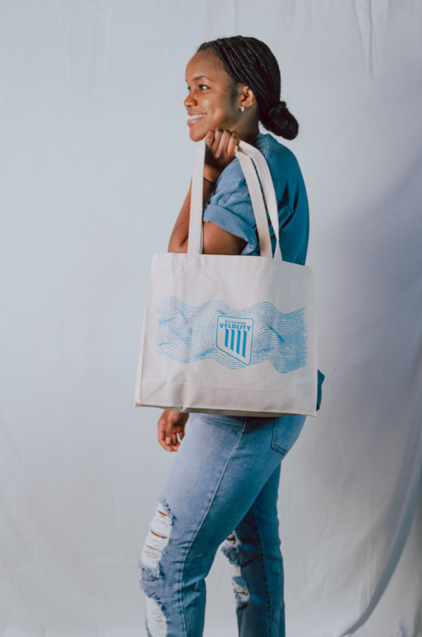 Velocity Canvas Tote Bag