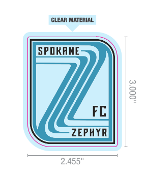 Zephyr FC Team Sticker