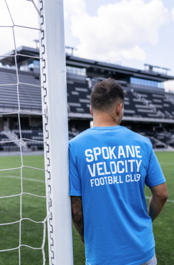 Spokane Velocity Football Club Turquoise T-Shirt