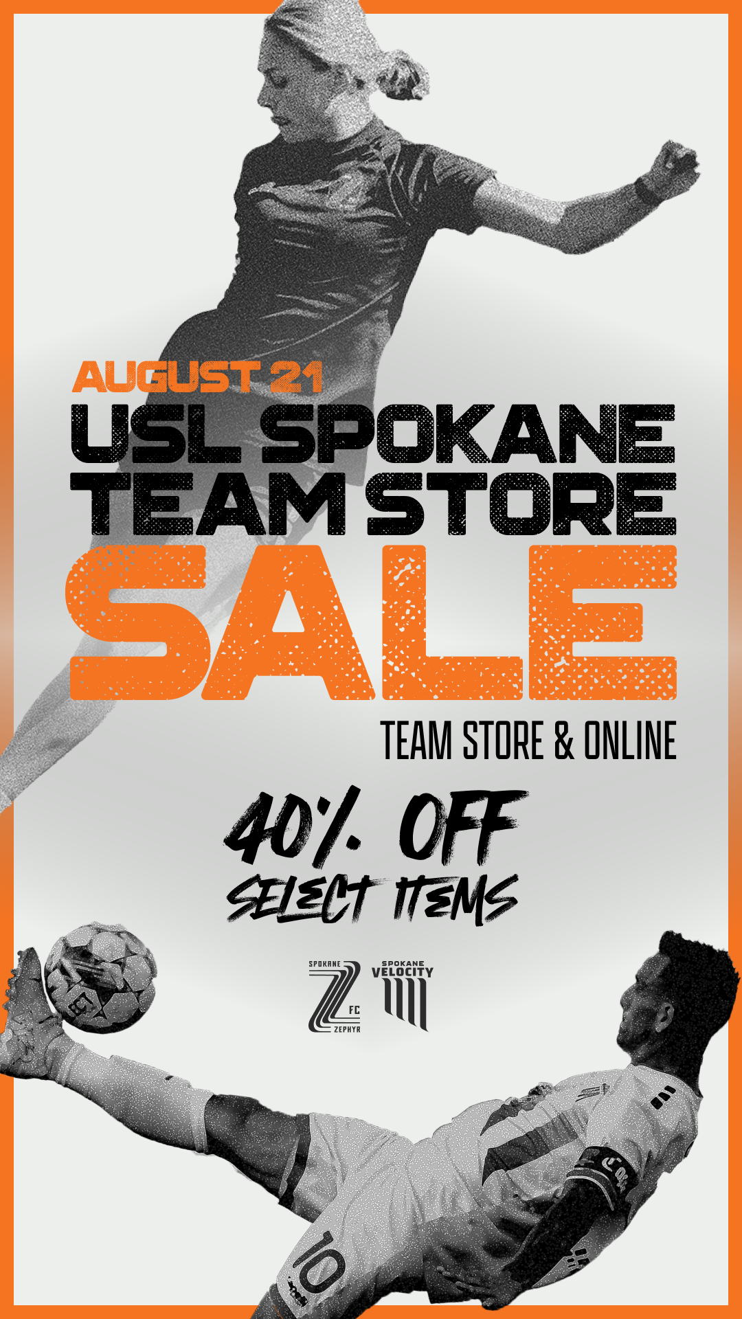 Spokane Velocity FC Merchandise Sale