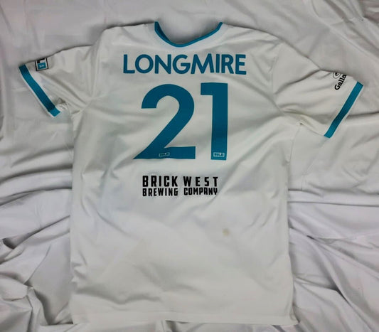 Player Worn Jersey- #21 Ahmed Longmire