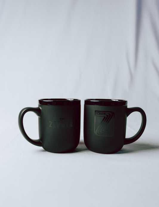 Zephyr 17oz Black Tonal Mug