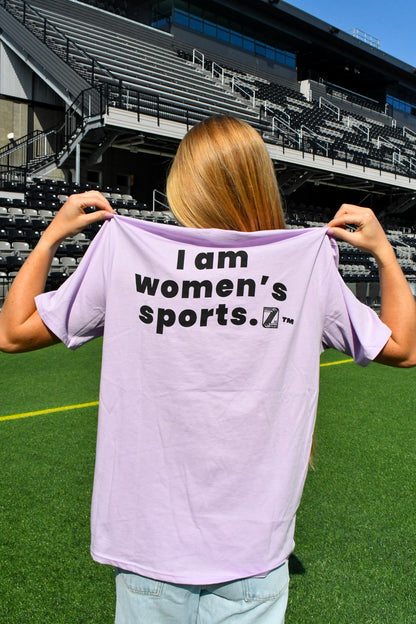Lilac I am Women's Sports Zephyr FC T-Shirt