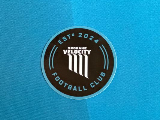 Spokane Velocity Football Club Sticker BLACK