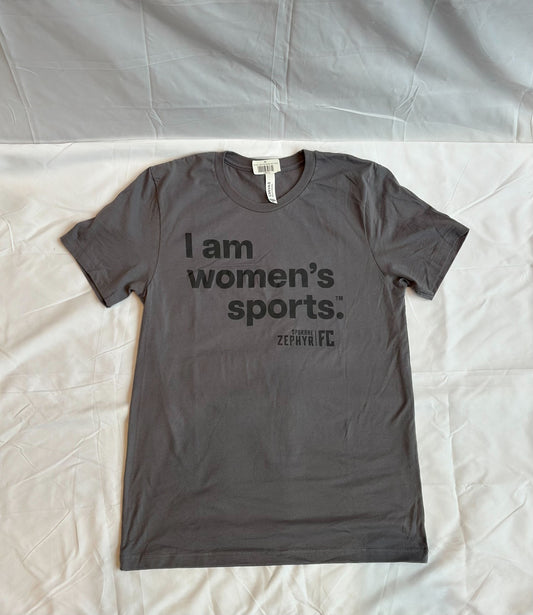 I Am Women's Sports Zephyr FC Grey Two Tone T-Shirt