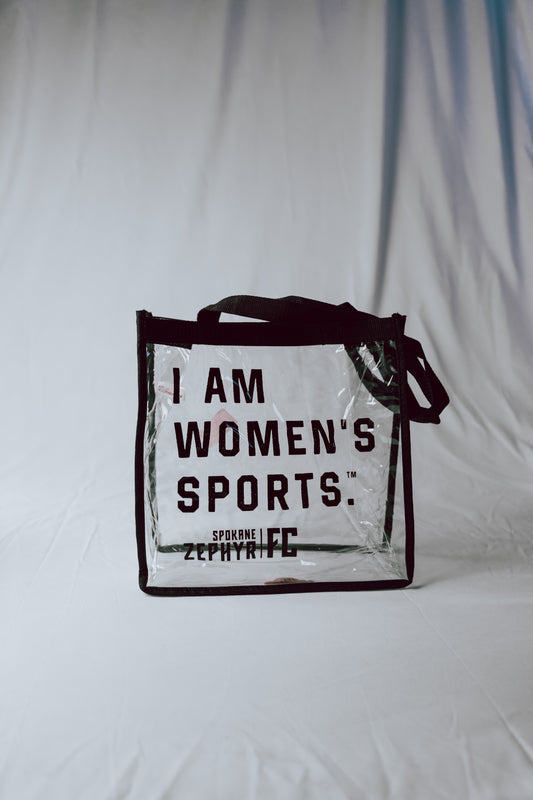 I Am Women's Sports Zephyr FC Clear Tote Bag