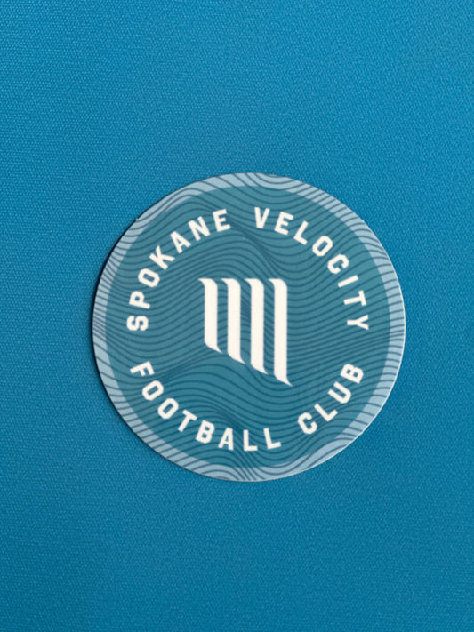 Spokane Velocity Football Club Sticker BLUE