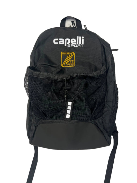 Zephyr FC Backpack + Ball + Sport Bottle Bundle