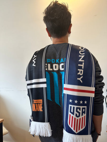 USL Spokane Super League X USWNT World Cup Scarf