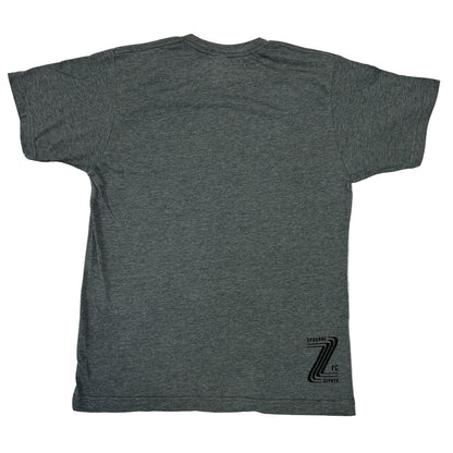 Youth Gray Zephyr FC Front + Back Logo T-Shirt