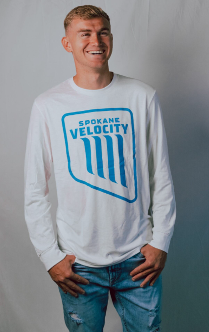 Spokane Velocity White Long Sleeve T-Shirt