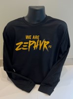 Zephyr We Are Zephyr Long Sleeve Black Shirt