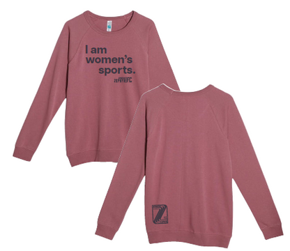 I Am Women's Sports Zephyr FC Mauve Crewneck