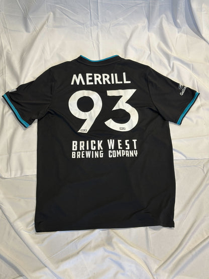 Player Worn Jersey- #93 Luke Merrill