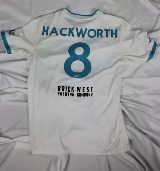 Player Worn Jersey- #8 Morgan Hackworth