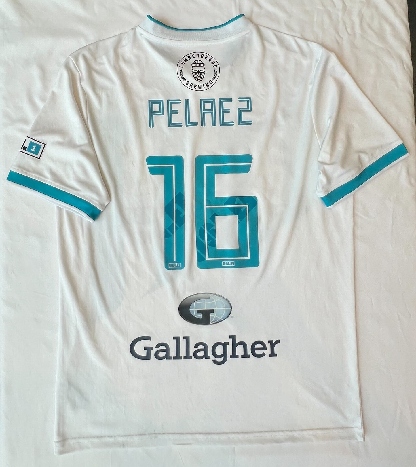 Player Worn Jersey- #16 Anuar Peláez