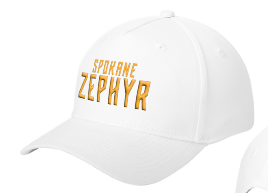 Spokane Zephyr White Puff Hat