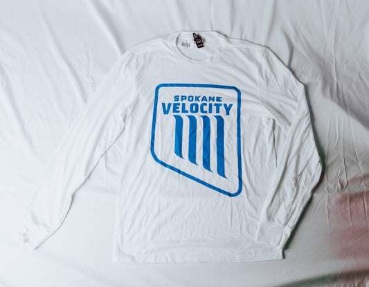 Spokane Velocity White Long Sleeve T-Shirt