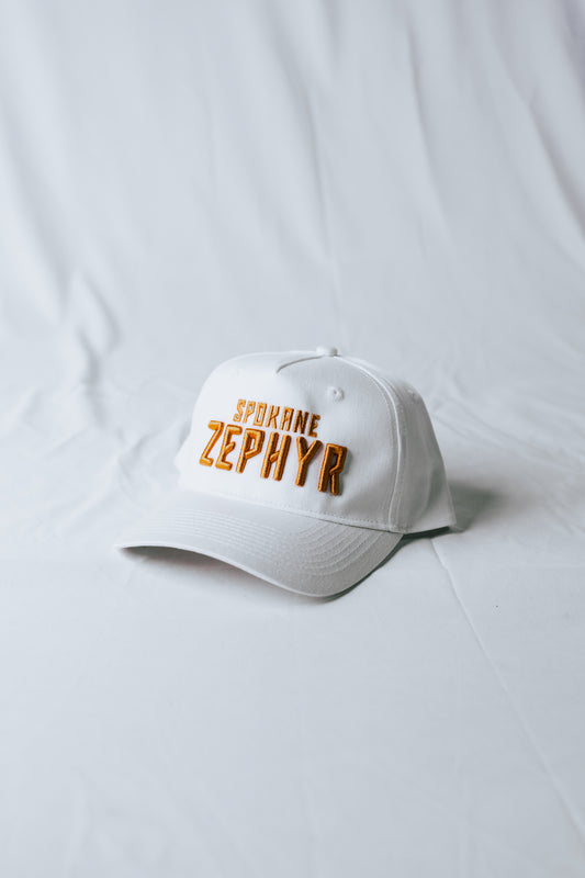 Spokane Zephyr White Puff Hat